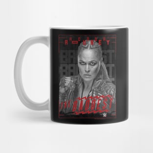 Ronda Rousey The Baddest Poster Mug